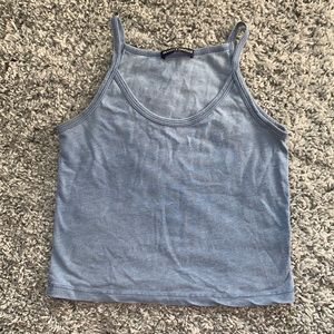 Brandy Melville Baby Blue Crop Top OS